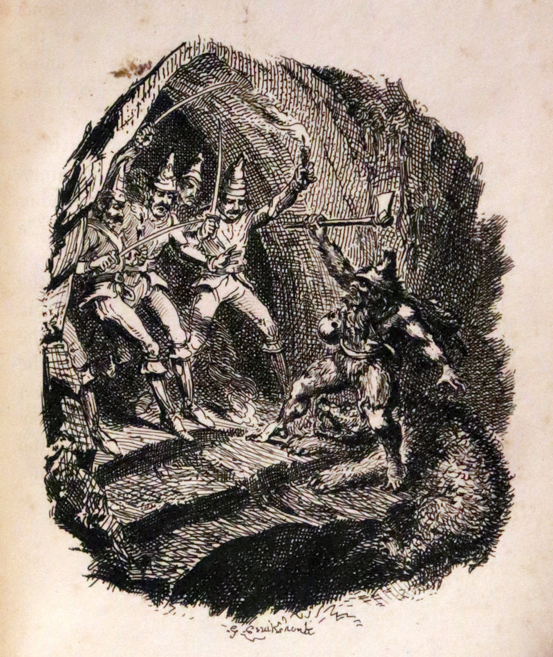 1825 Scarce First Edition - HANS of ICELAND by Victor Hugo Illustrated by Cruikshank. Gothic Novel.