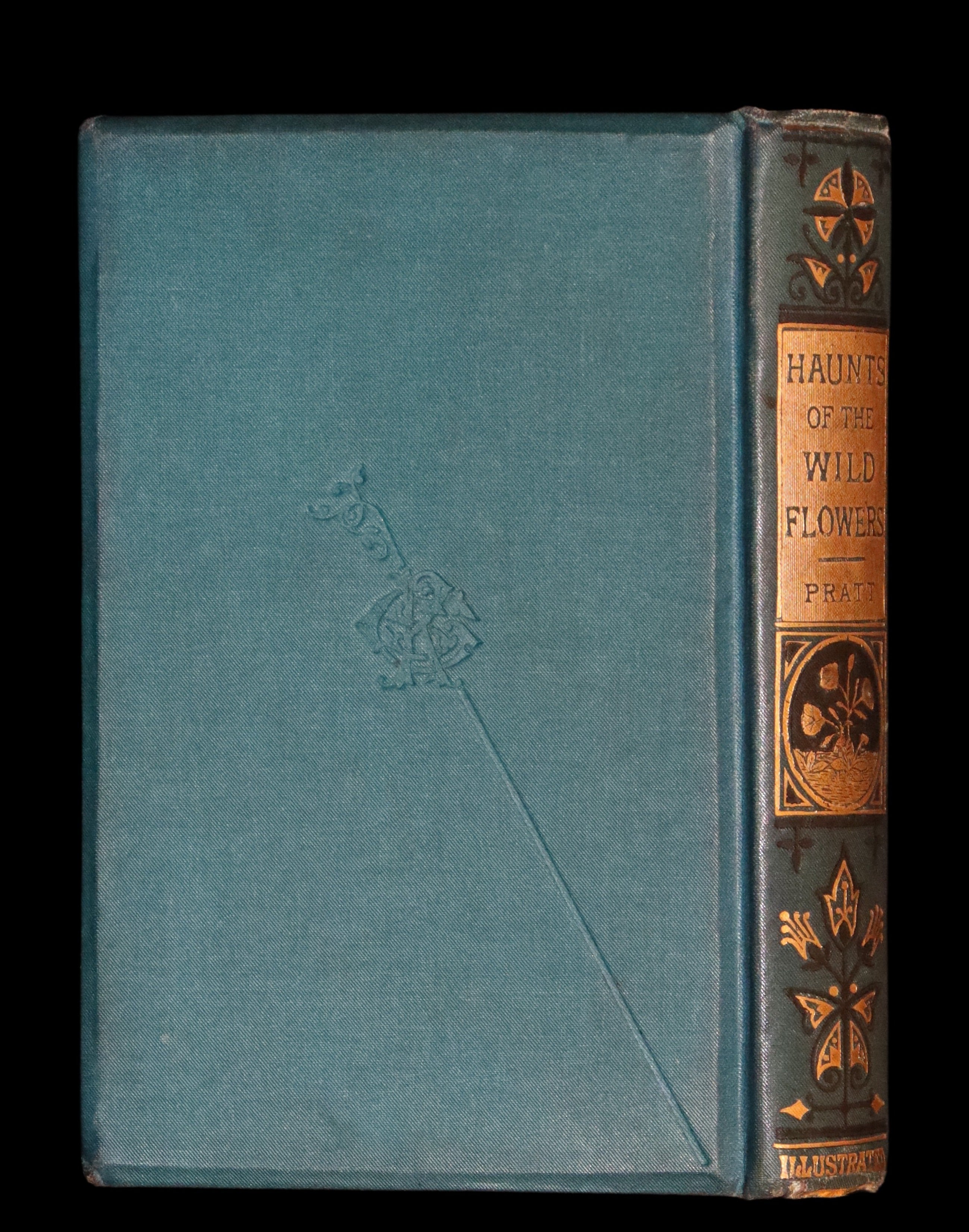 1880 Rare Book ~ Haunts of the Wild Flowers with 8 coloured plates