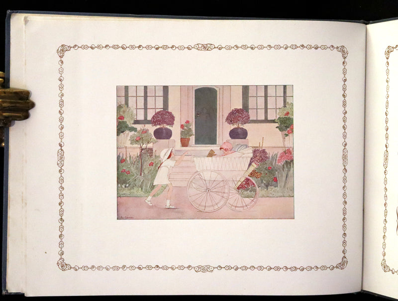 1915 Scarce First English Edition - SPRING FLOWERS by Geertruida Vogel, Illustrated by RIE CRAMER.