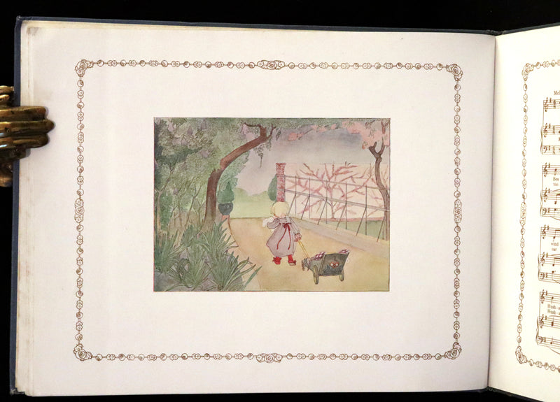 1915 Scarce First English Edition - SPRING FLOWERS by Geertruida Vogel, Illustrated by RIE CRAMER.