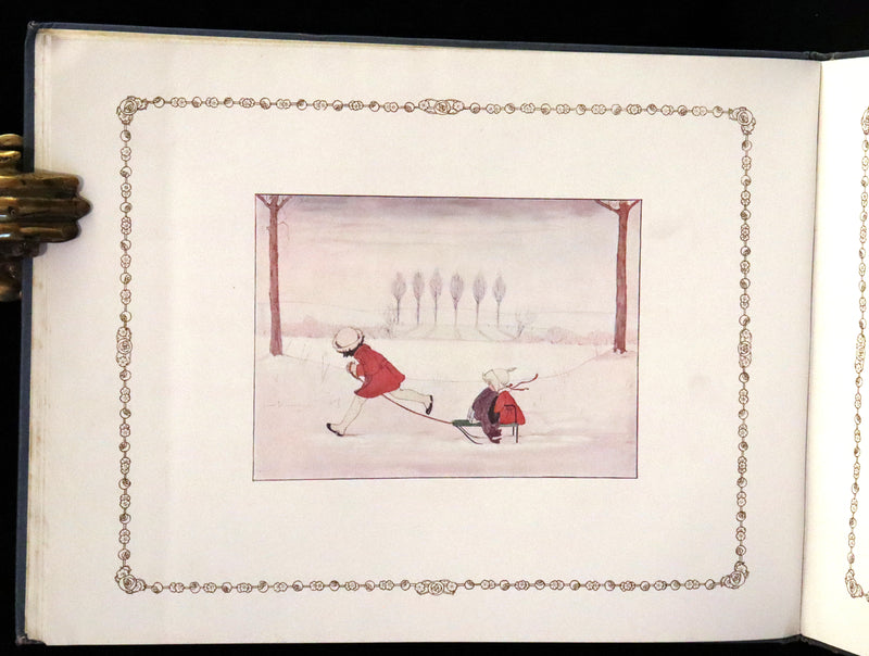 1915 Scarce First English Edition - SPRING FLOWERS by Geertruida Vogel, Illustrated by RIE CRAMER.