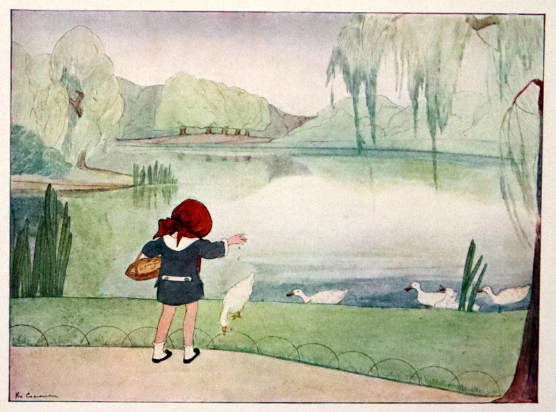 1915 Scarce First English Edition - SPRING FLOWERS by Geertruida Vogel, Illustrated by RIE CRAMER.