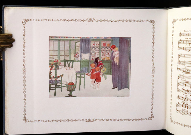 1915 Scarce First English Edition - SPRING FLOWERS by Geertruida Vogel, Illustrated by RIE CRAMER.