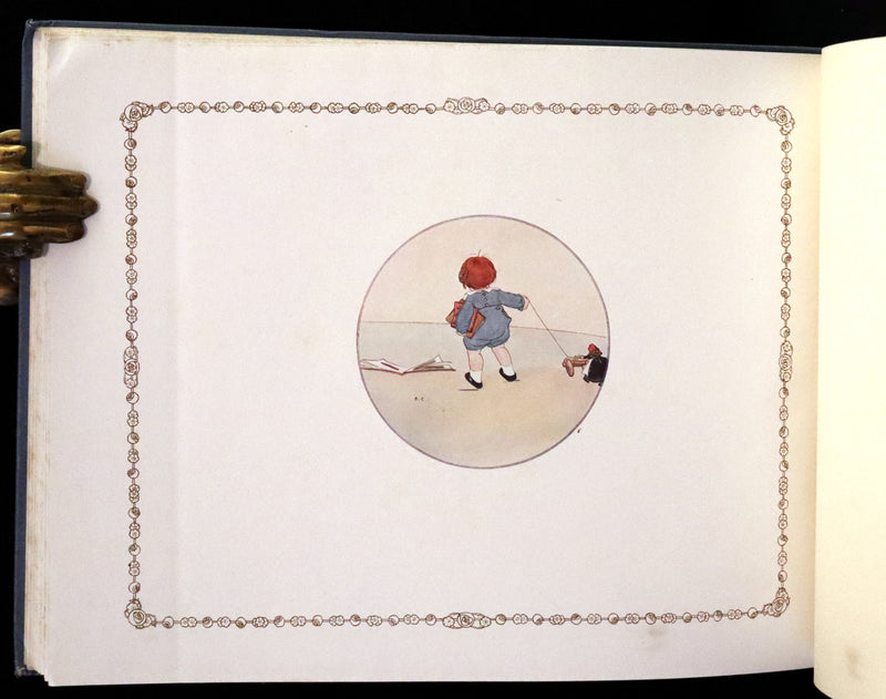 1915 Scarce First English Edition - SPRING FLOWERS by Geertruida Vogel, Illustrated by RIE CRAMER.