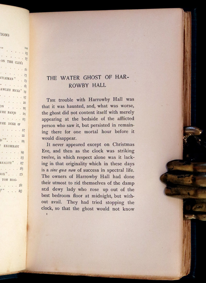 1894 Rare First Edition - THE WATER GHOST and other Ghost Stories by John Kendrick Bangs.