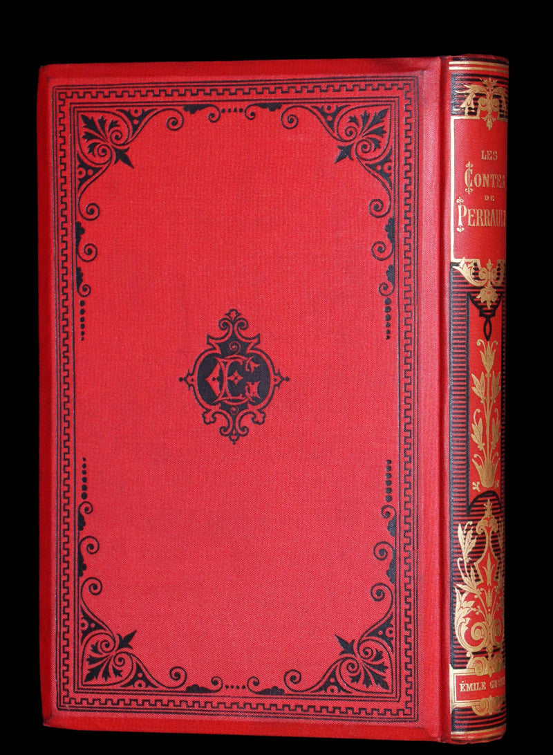 1890 Rare illustrated French Book ~ Contes de Perrault - Fairy Tales.