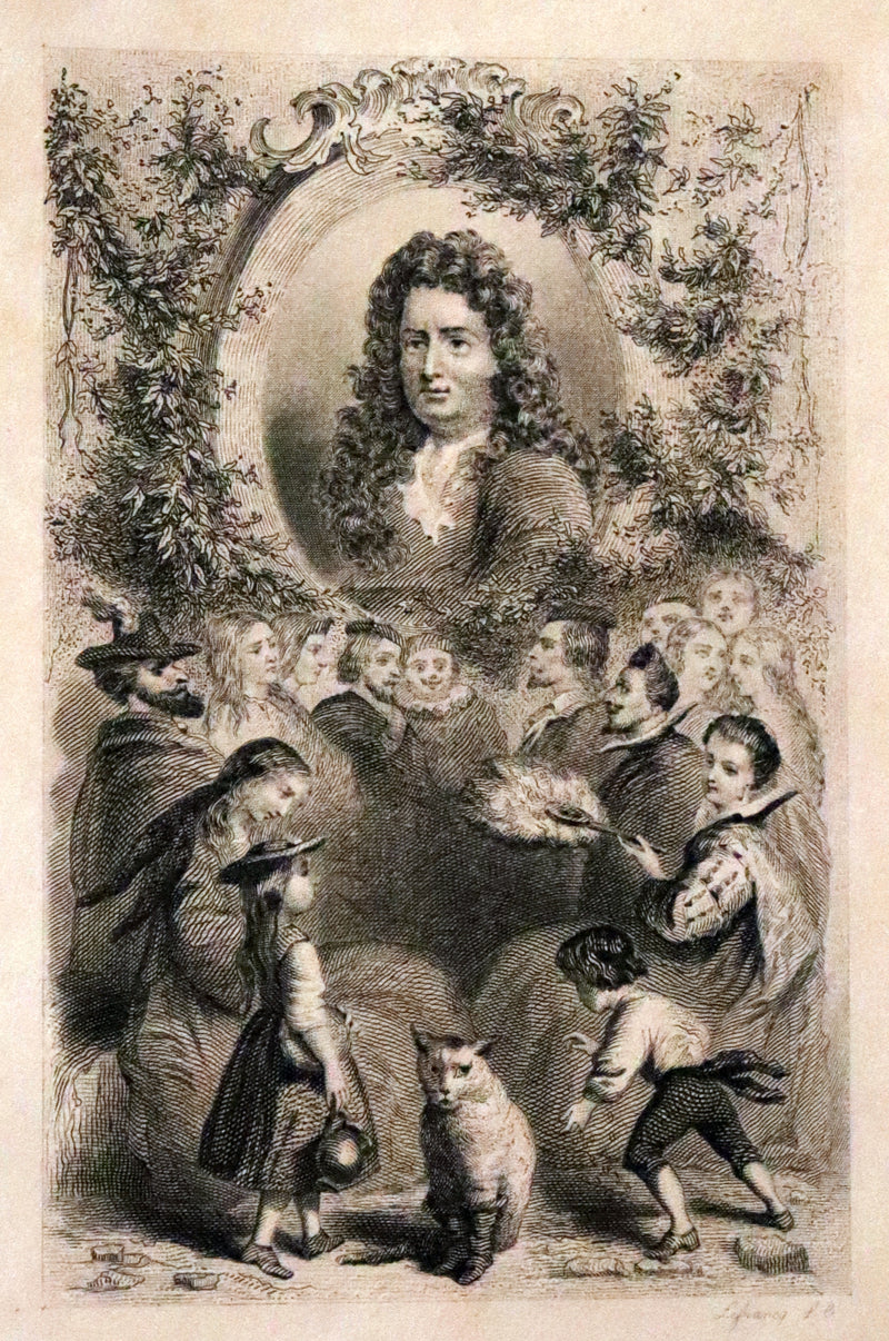 1890 Rare illustrated French Book ~ Contes de Perrault - Fairy Tales.