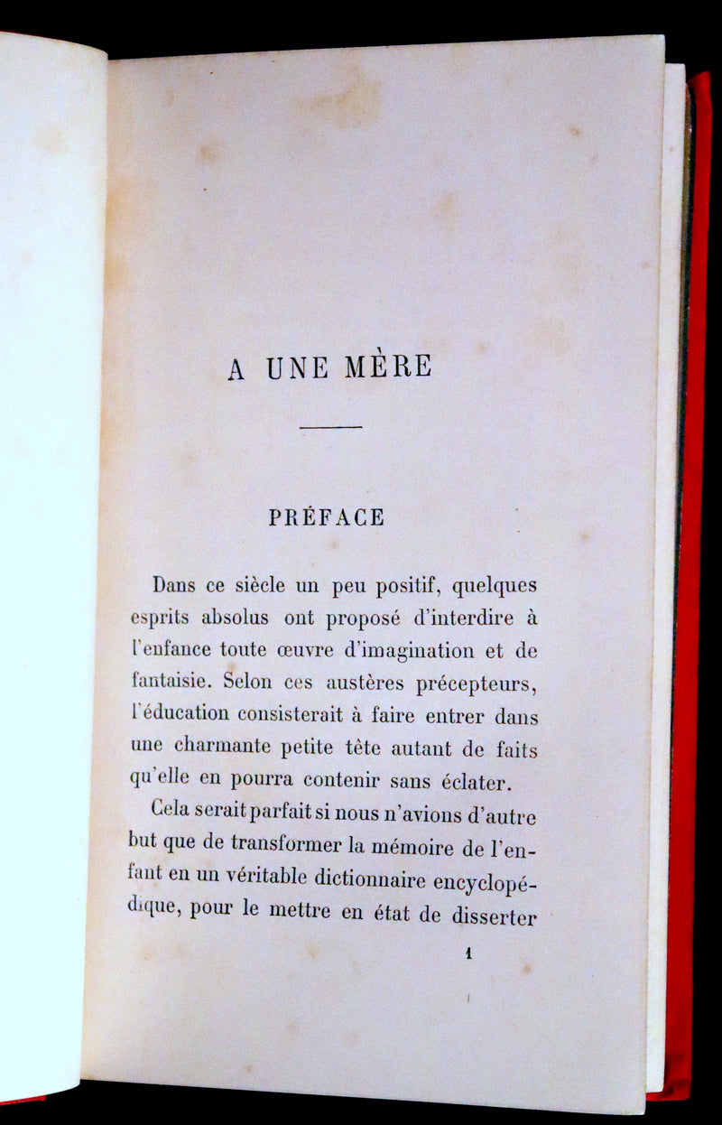 1890 Rare illustrated French Book ~ Contes de Perrault - Fairy Tales.