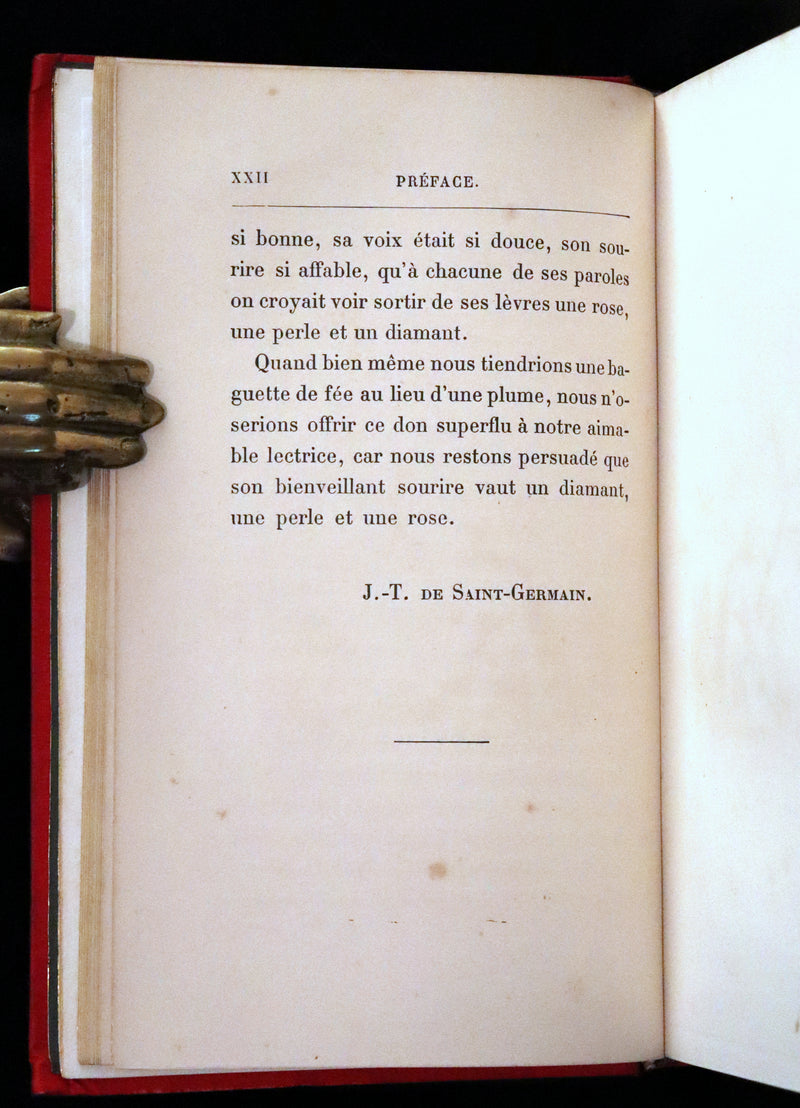 1890 Rare illustrated French Book ~ Contes de Perrault - Fairy Tales.