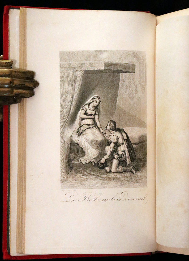 1890 Rare illustrated French Book ~ Contes de Perrault - Fairy Tales.