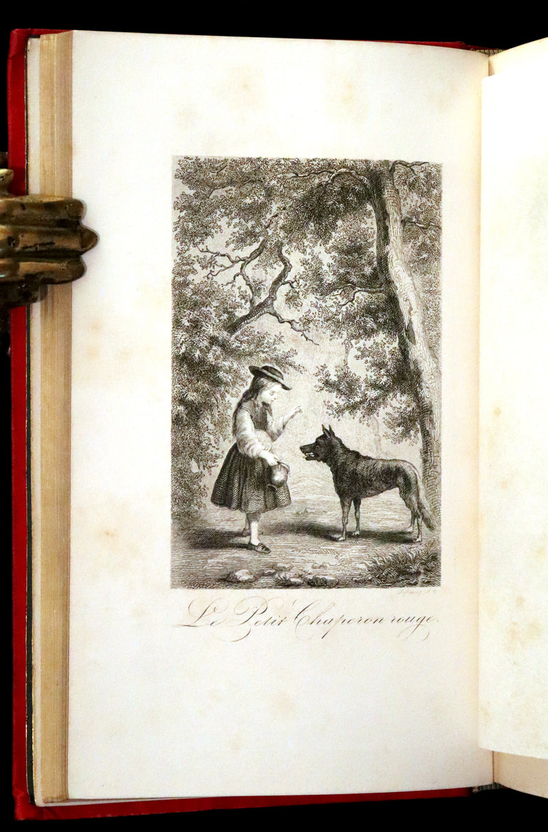 1890 Rare illustrated French Book ~ Contes de Perrault - Fairy Tales.