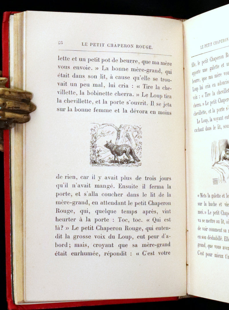 1890 Rare illustrated French Book ~ Contes de Perrault - Fairy Tales.