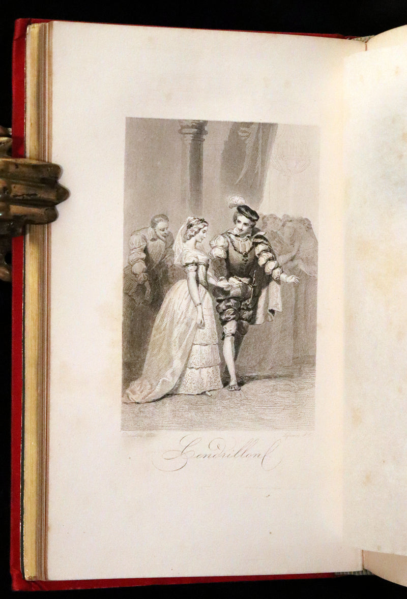 1890 Rare illustrated French Book ~ Contes de Perrault - Fairy Tales.