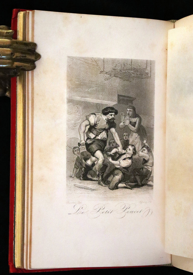 1890 Rare illustrated French Book ~ Contes de Perrault - Fairy Tales.