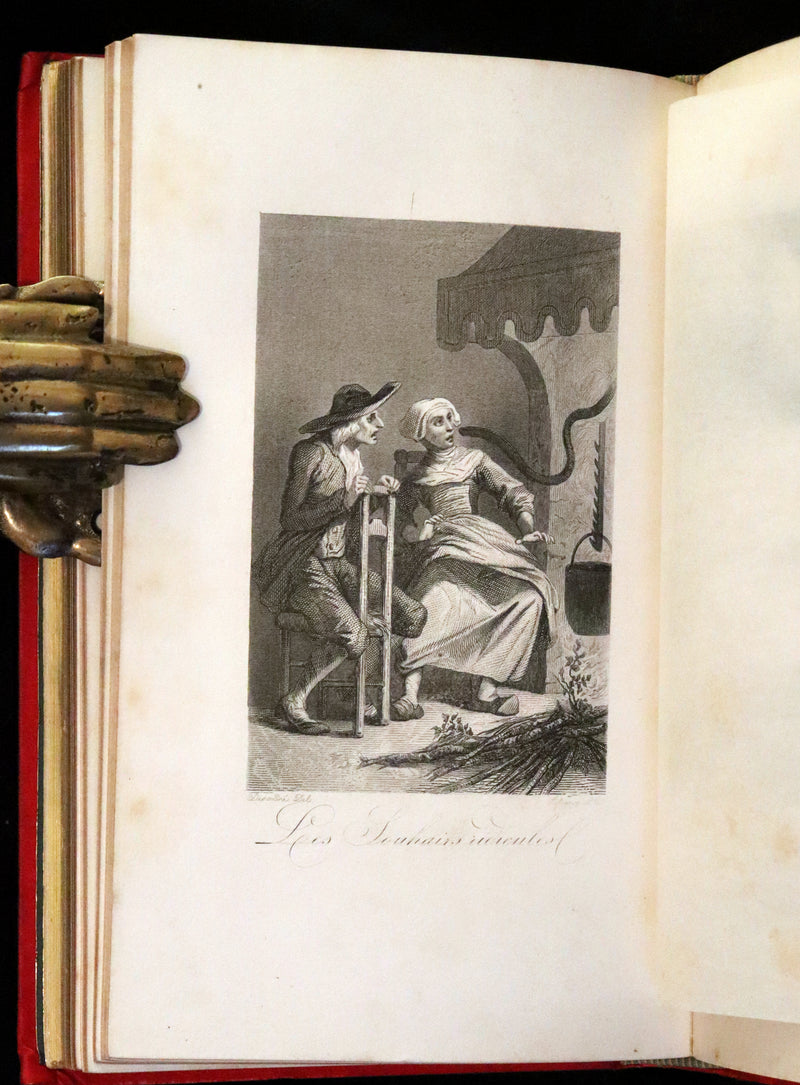 1890 Rare illustrated French Book ~ Contes de Perrault - Fairy Tales.