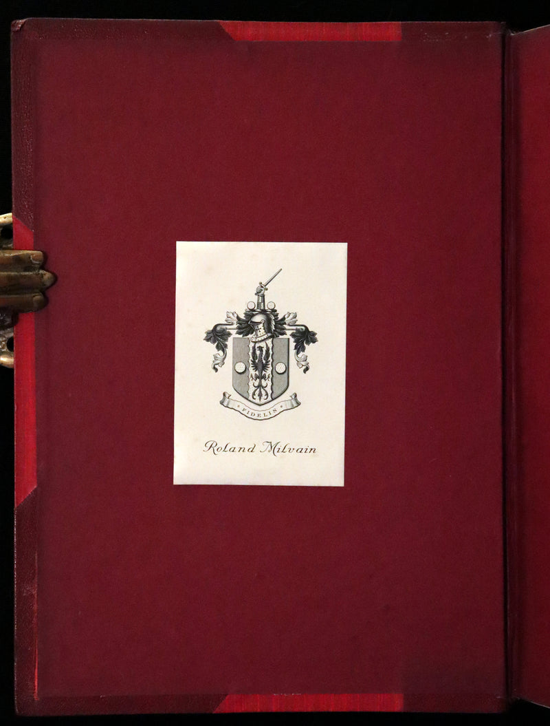 1910 Rare Ornithology First Edition in a Morrell binding ~ Britain's Birds and Their Nests Illustrated by George Rankin.