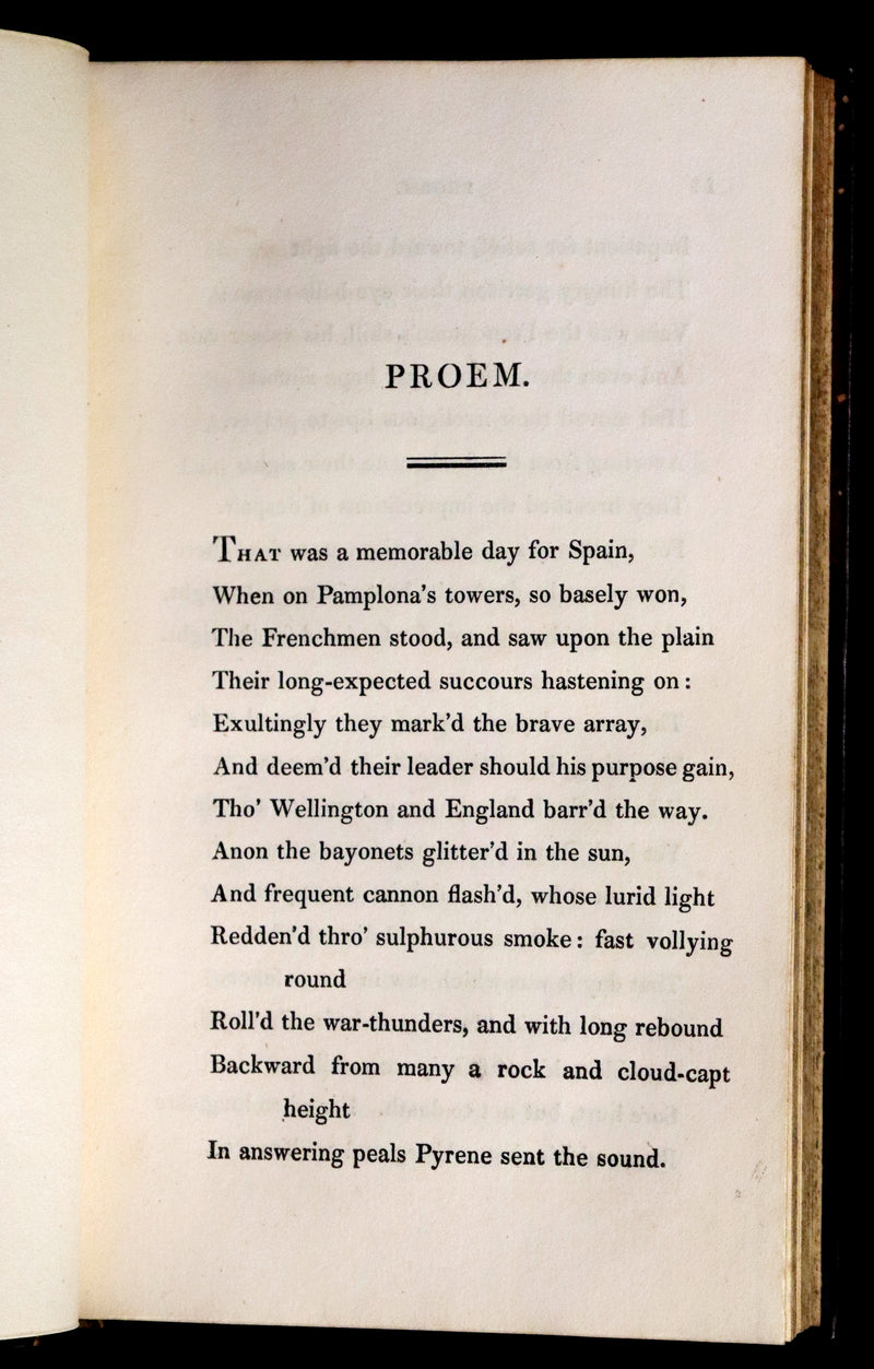 1825 Rare First Edition - A TALE OF PARAGUAY by Robert Southey Illustrated by Richard Westall.