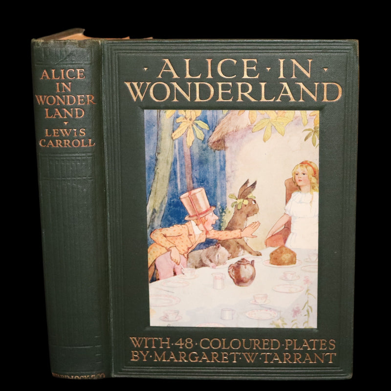 1916 Rare First Edition illustrated by Margaret W. Tarrant - Alice's Adventures in Wonderland.