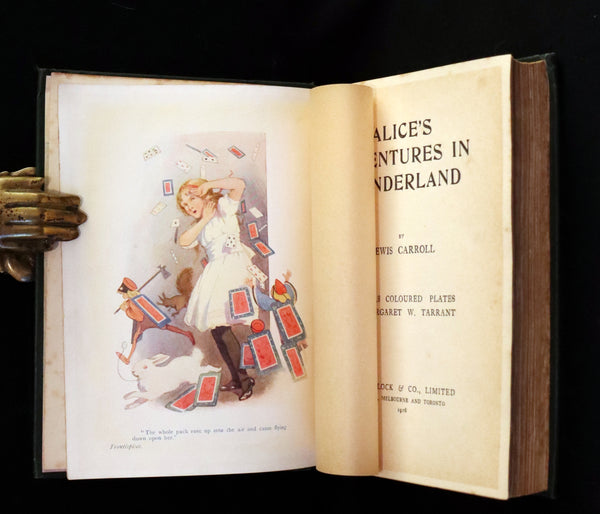 1916 Rare First Edition illustrated by Margaret W. Tarrant - Alice's Adventures in Wonderland.