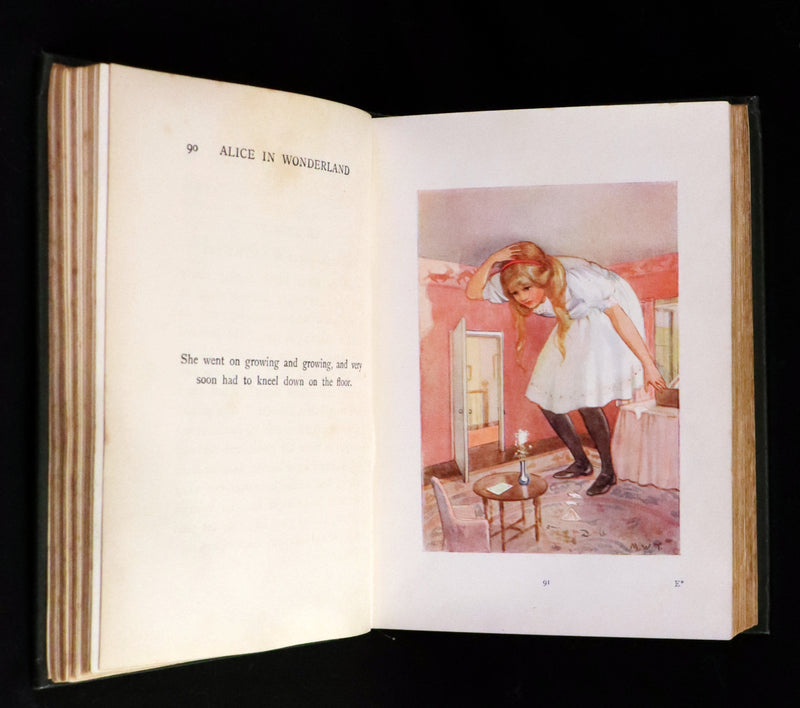 1916 Rare First Edition illustrated by Margaret W. Tarrant - Alice's Adventures in Wonderland.