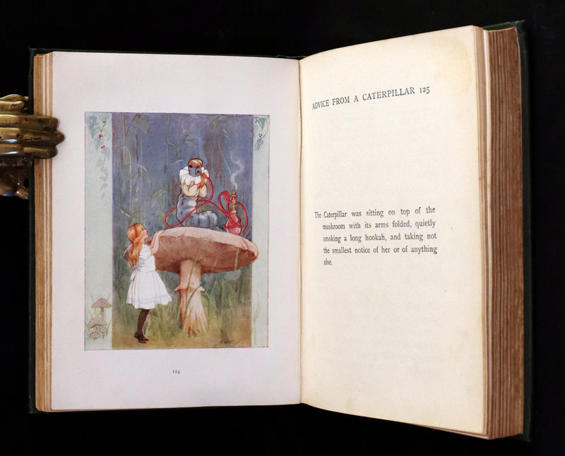 1916 Rare First Edition illustrated by Margaret W. Tarrant - Alice's Adventures in Wonderland.