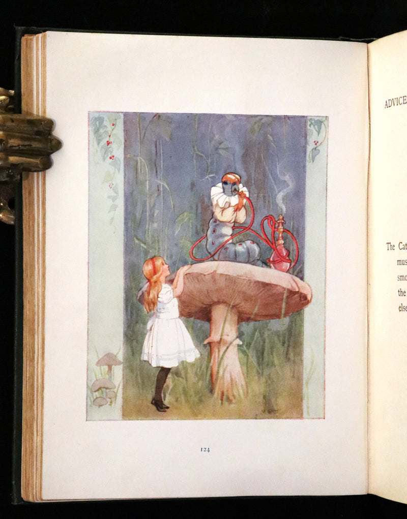 1916 Rare First Edition illustrated by Margaret W. Tarrant - Alice's Adventures in Wonderland.