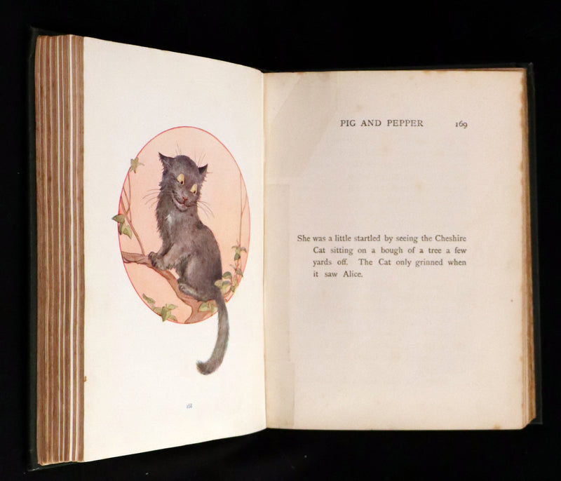 1916 Rare First Edition illustrated by Margaret W. Tarrant - Alice's Adventures in Wonderland.