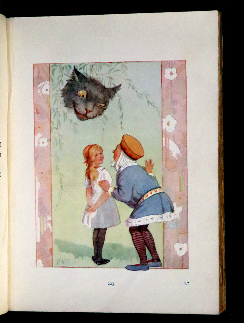 1916 Rare First Edition illustrated by Margaret W. Tarrant - Alice's Adventures in Wonderland.