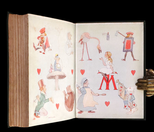 1916 Rare First Edition illustrated by Margaret W. Tarrant - Alice's Adventures in Wonderland.