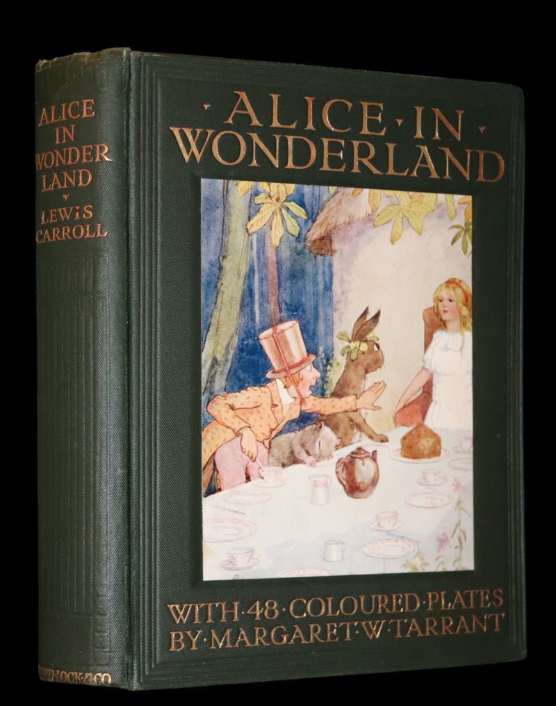 1916 Rare First Edition illustrated by Margaret W. Tarrant - Alice's Adventures in Wonderland.