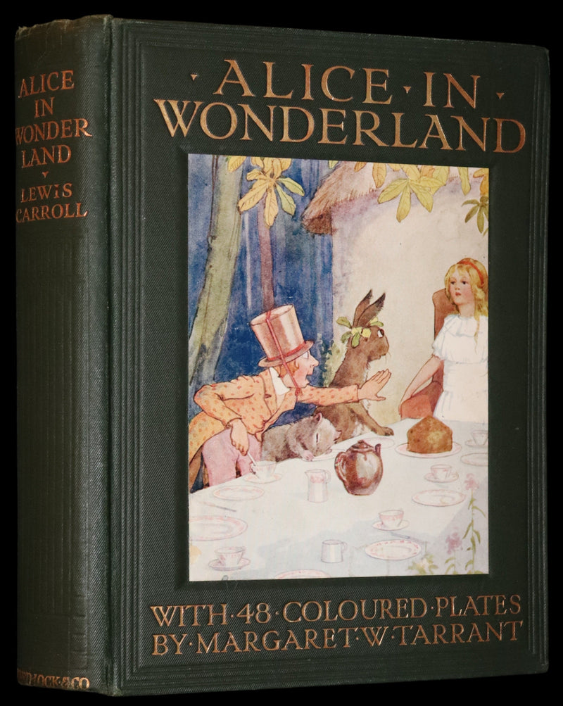 1916 Rare First Edition illustrated by Margaret W. Tarrant - Alice's Adventures in Wonderland.