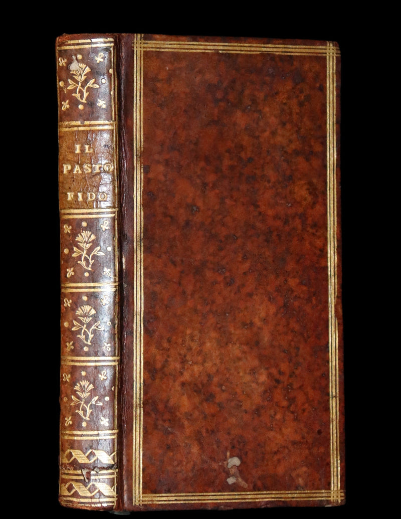 1650 Rare Italian Book - IL PASTOR FIDO by Giovanni Battista Guarini illustrated.