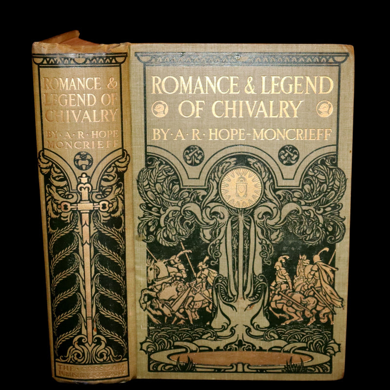 1912 Rare First Edition - ROMANCE and LEGEND of CHIVALRY by A. R. Hope Moncrieff.