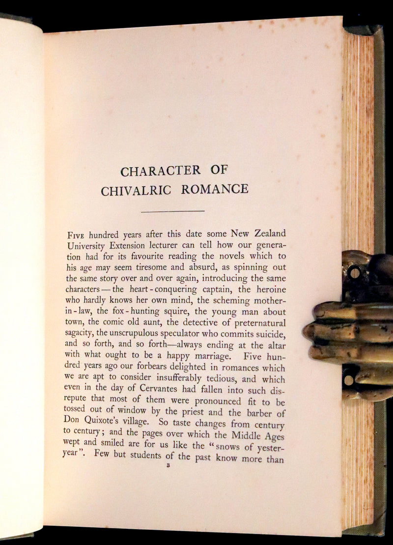 1912 Rare First Edition - ROMANCE and LEGEND of CHIVALRY by A. R. Hope Moncrieff.