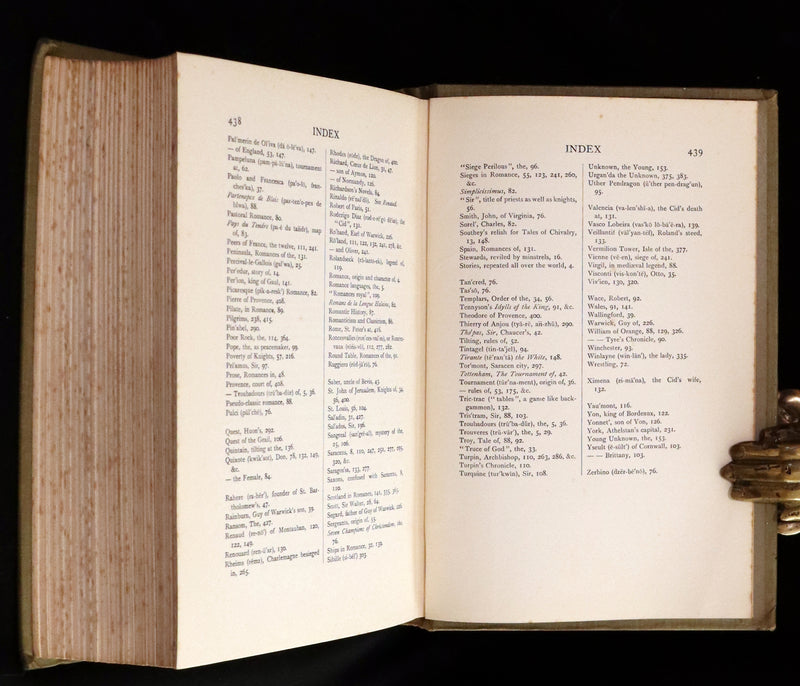1912 Rare First Edition - ROMANCE and LEGEND of CHIVALRY by A. R. Hope Moncrieff.