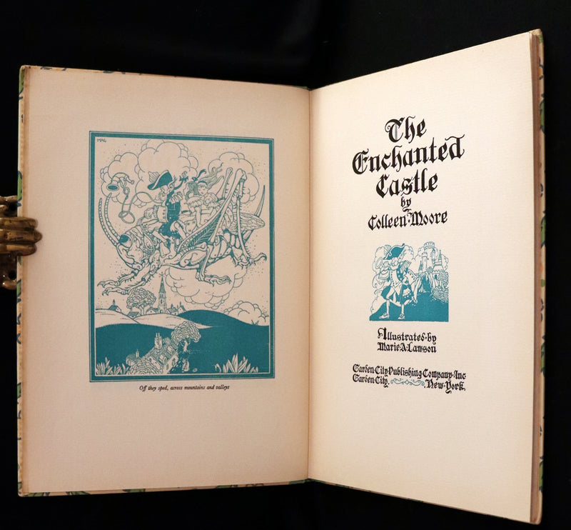 1935 Rare First Edition - The Enchanted Castle by Colleen Moore illustrated by Marie A. Lawson