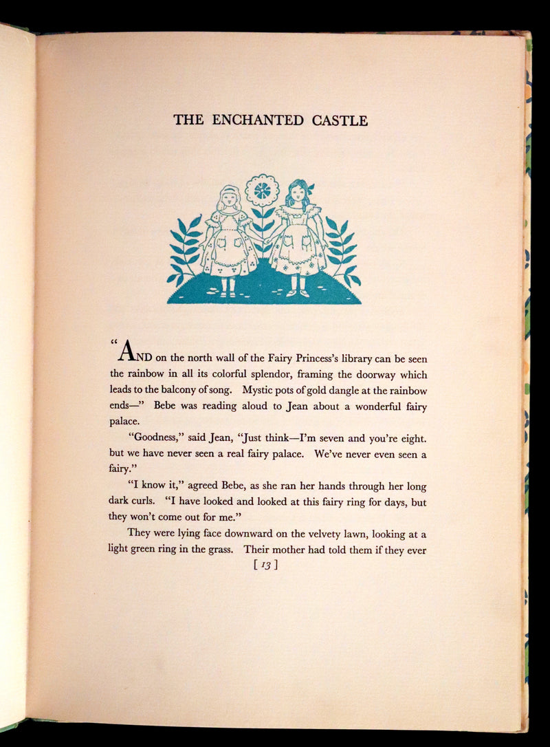 1935 Rare First Edition - The Enchanted Castle by Colleen Moore illustrated by Marie A. Lawson