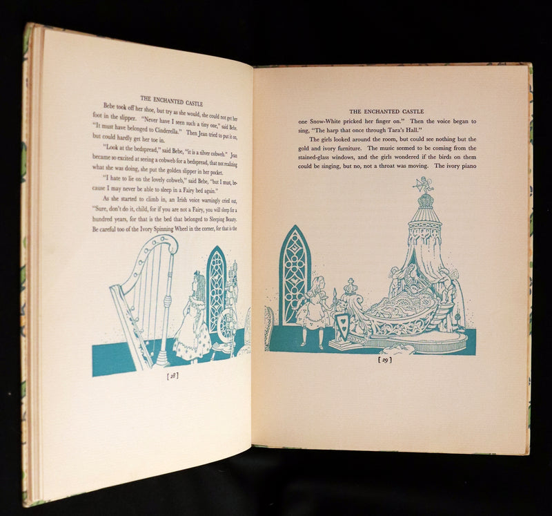 1935 Rare First Edition - The Enchanted Castle by Colleen Moore illustrated by Marie A. Lawson