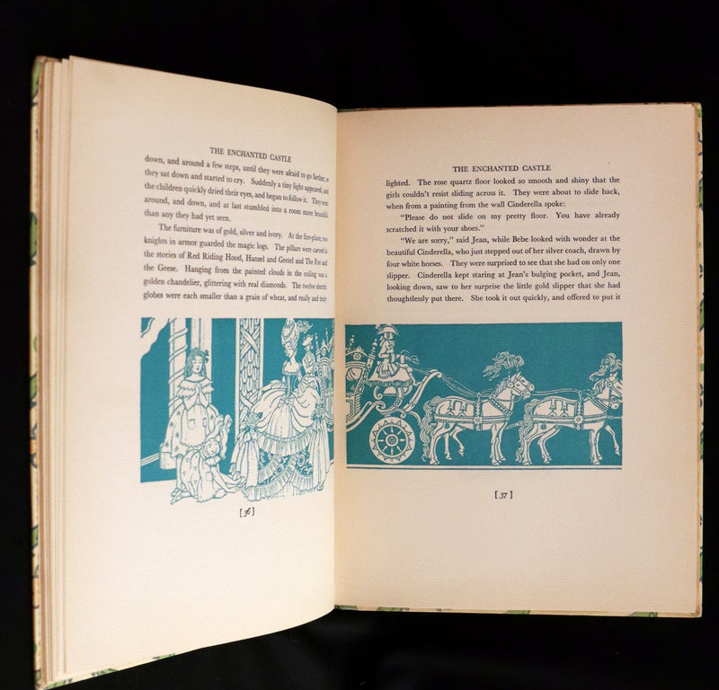 1935 Rare First Edition - The Enchanted Castle by Colleen Moore illustrated by Marie A. Lawson