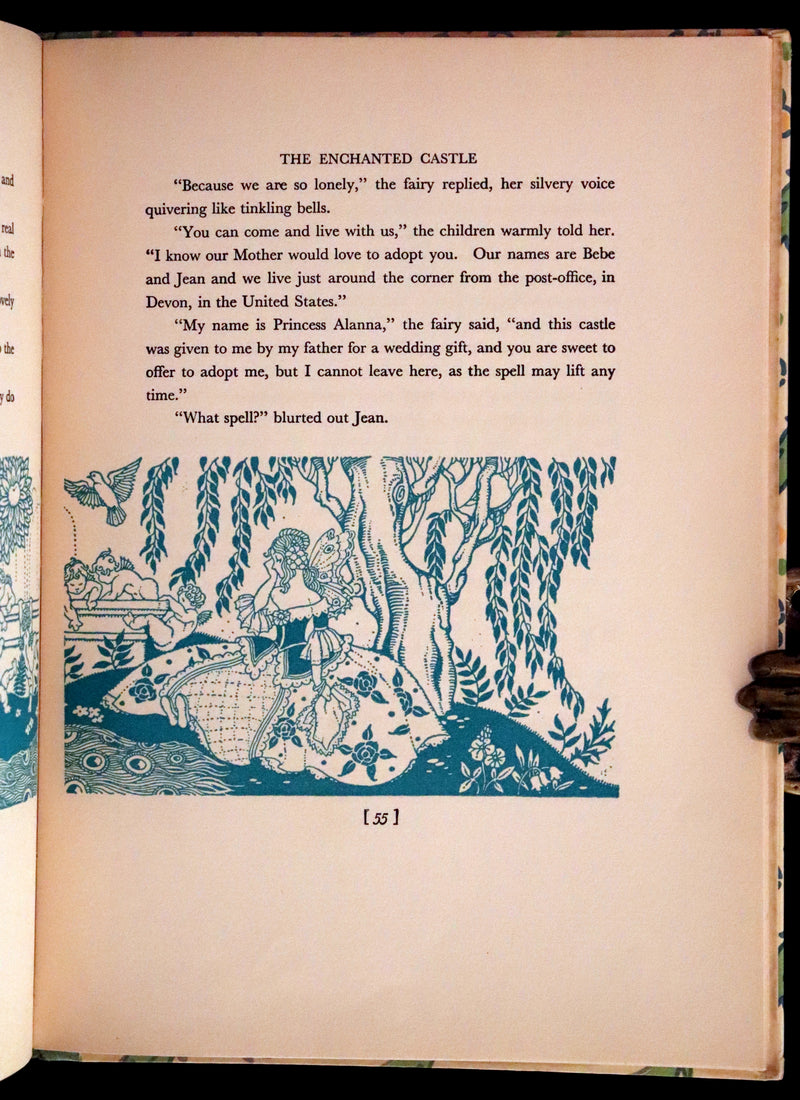 1935 Rare First Edition - The Enchanted Castle by Colleen Moore illustrated by Marie A. Lawson