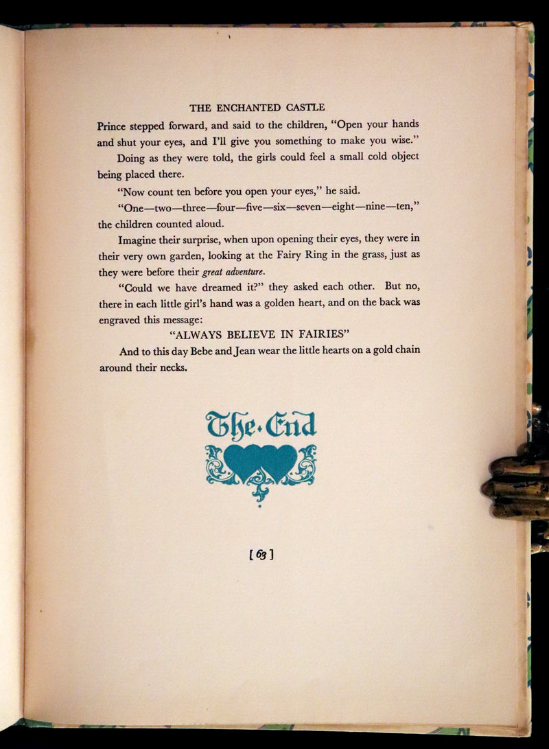 1935 Rare First Edition - The Enchanted Castle by Colleen Moore illustrated by Marie A. Lawson