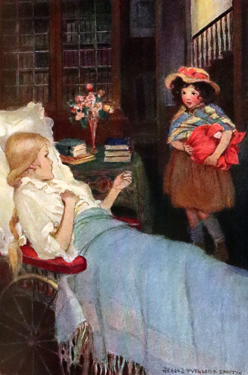 1922 Rare Book - HEIDI by Johanna Spyri illustrated in color by Jessie Willcox Smith.