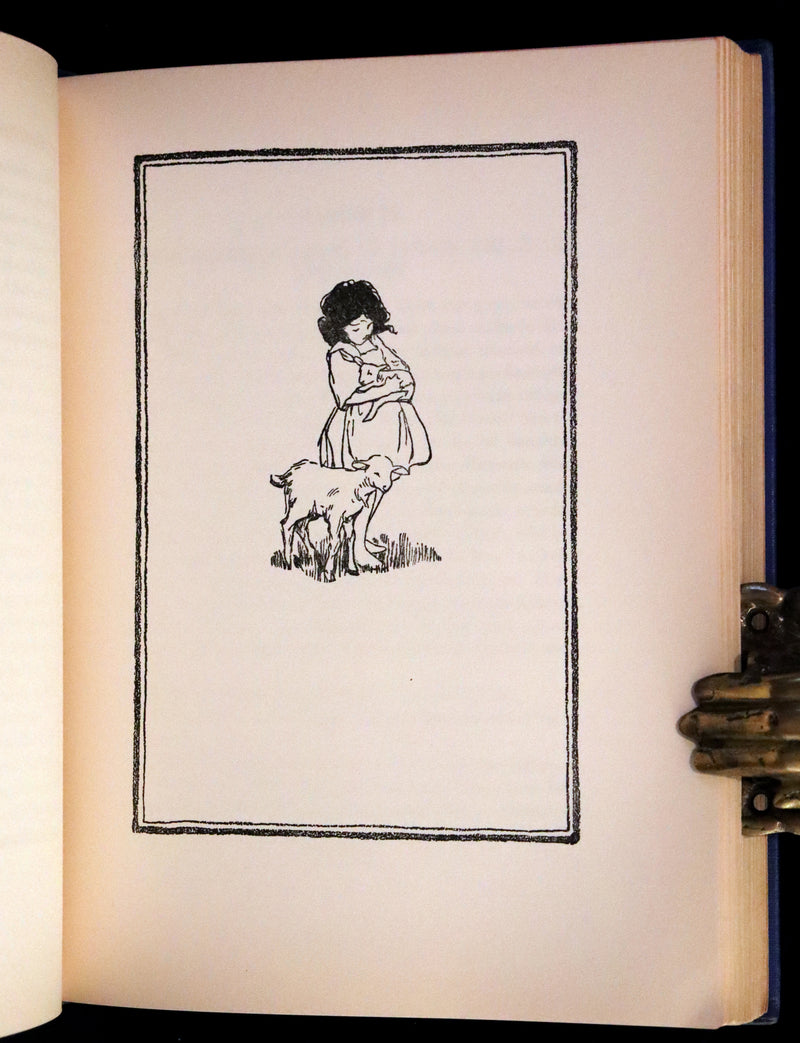 1922 Rare Book - HEIDI by Johanna Spyri illustrated in color by Jessie Willcox Smith.