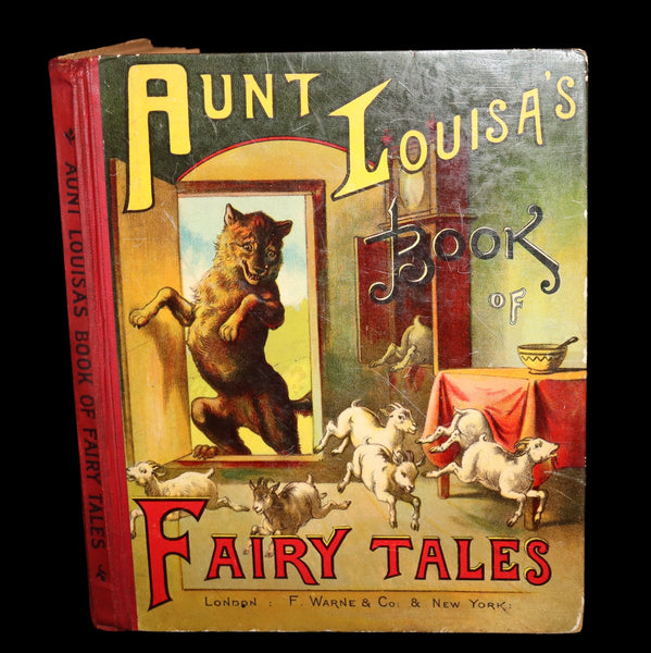 1900 Rare Book - AUNT LOUISA'S BOOK OF FAIRY TALES. Illustrated.