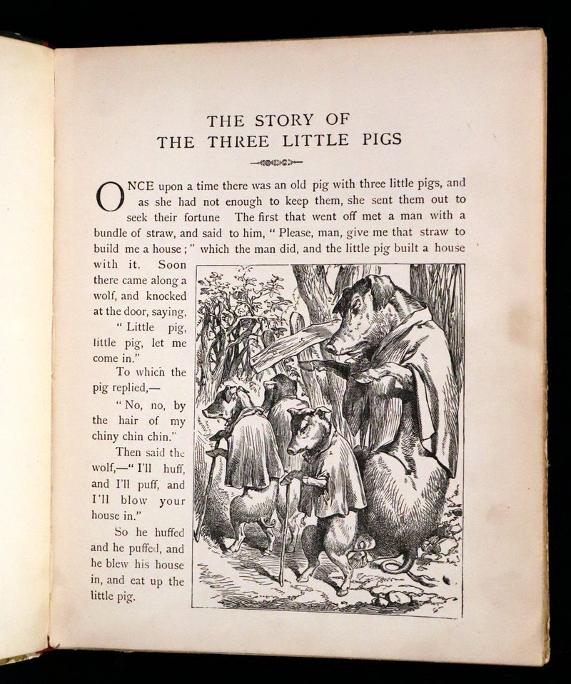 1900 Rare Book - AUNT LOUISA'S BOOK OF FAIRY TALES. Illustrated.
