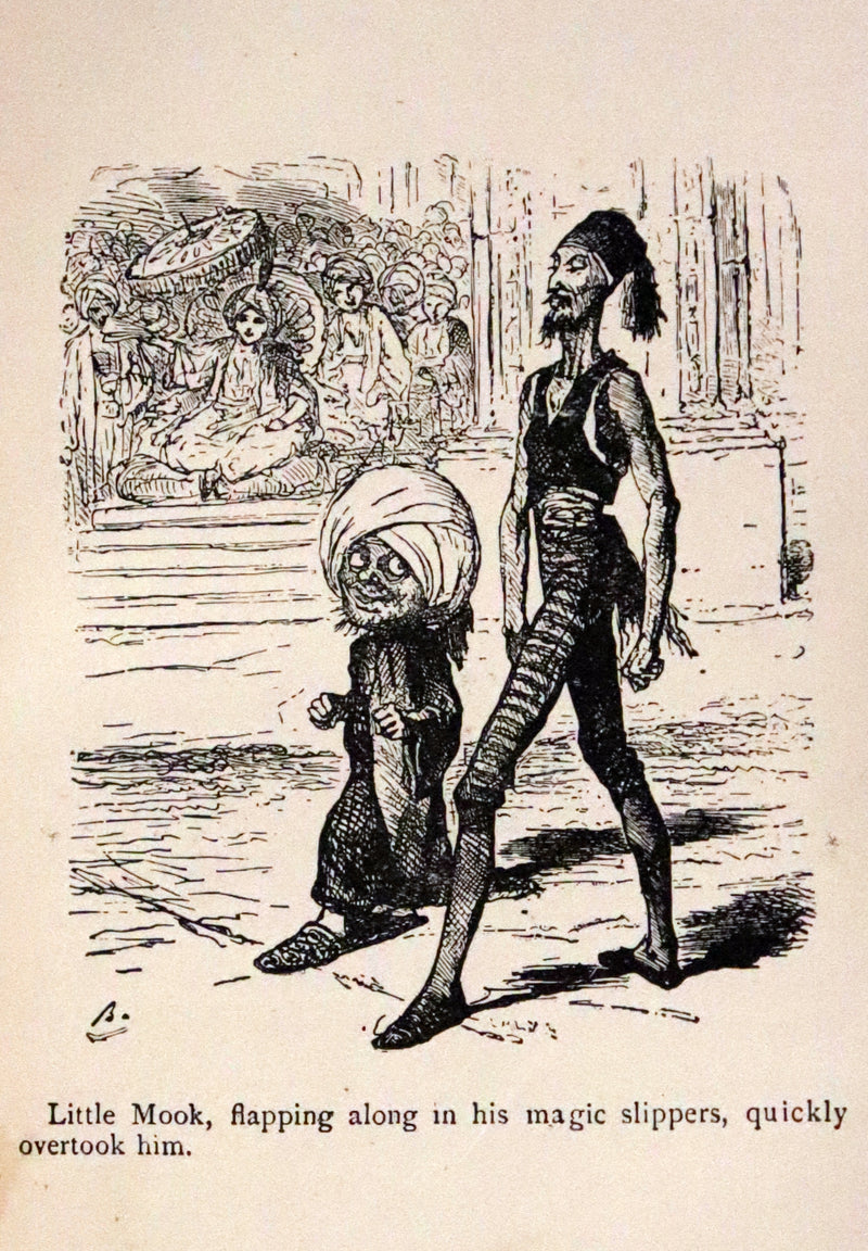 1890 Rare Book - William HAUFF's Longnose the Dwarf and Other Fairy Tales. Illustrated.