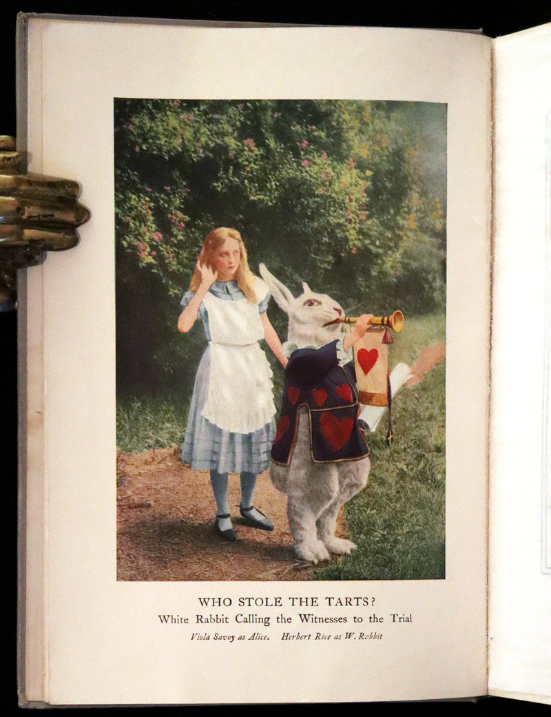 1915 Rare First Edition Photo Play - Alice's Adventures in Wonderland and Through the Looking Glass.