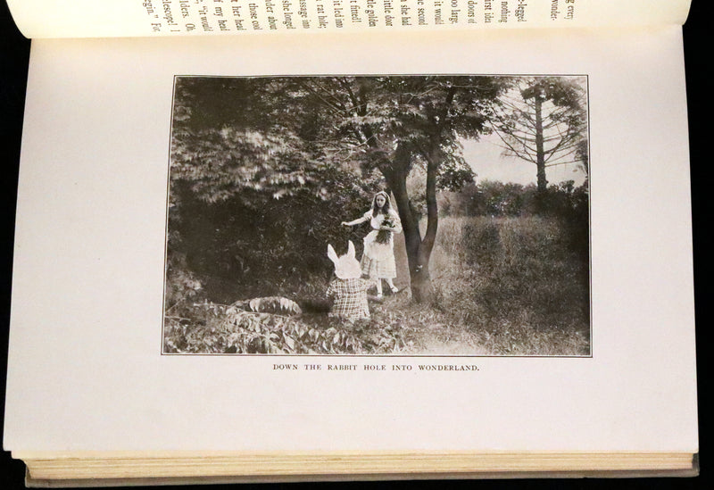 1915 Rare First Edition Photo Play - Alice's Adventures in Wonderland and Through the Looking Glass.
