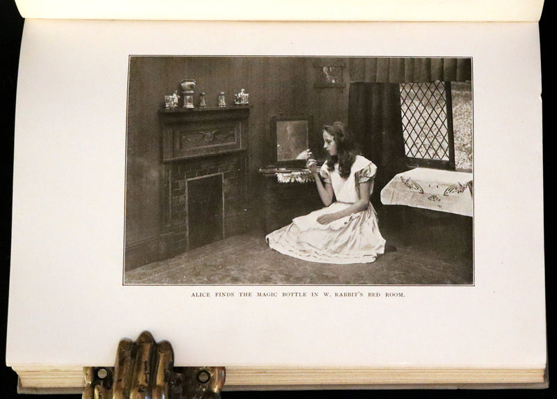 1915 Rare First Edition Photo Play - Alice's Adventures in Wonderland and Through the Looking Glass.