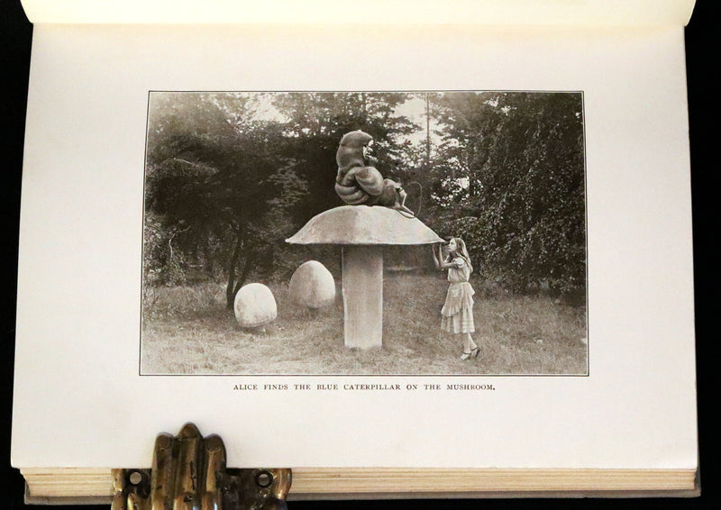 1915 Rare First Edition Photo Play - Alice's Adventures in Wonderland and Through the Looking Glass.